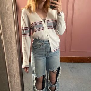 Faded glory striped sweater